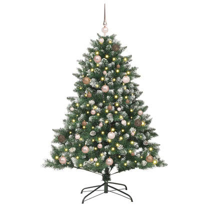 Künstlicher Weihnachtsbaum mit 150 LEDs Grün 105 x 105 x 150 cm