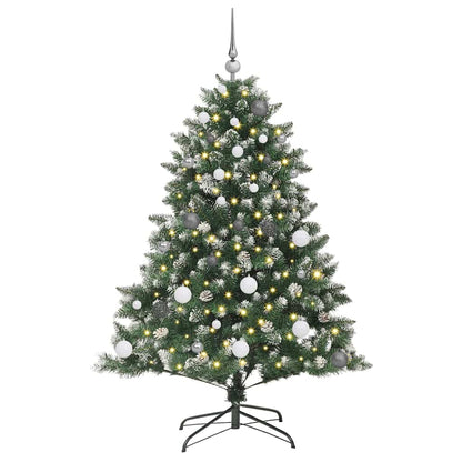 Künstlicher Weihnachtsbaum mit 150 LEDs Grün 105 x 105 x 150 cm