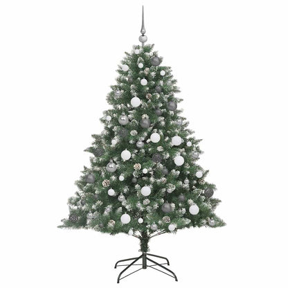 Künstlicher Weihnachtsbaum mit 300 LEDs Grün 126 x 126 x 180 cm