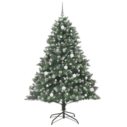 Künstlicher Weihnachtsbaum mit 300 LEDs Grün 140 x 140 x 210 cm