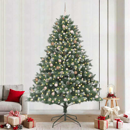 Künstlicher Weihnachtsbaum mit 300 LEDs Grün 160 x 160 x 240 cm