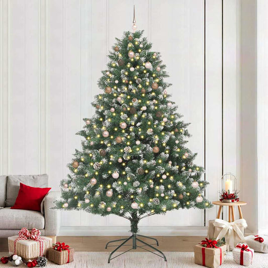 Künstlicher Weihnachtsbaum mit 300 LEDs Grün 160 x 160 x 240 cm