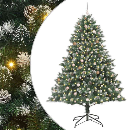 Künstlicher Weihnachtsbaum mit 300 LEDs Grün 160 x 160 x 240 cm