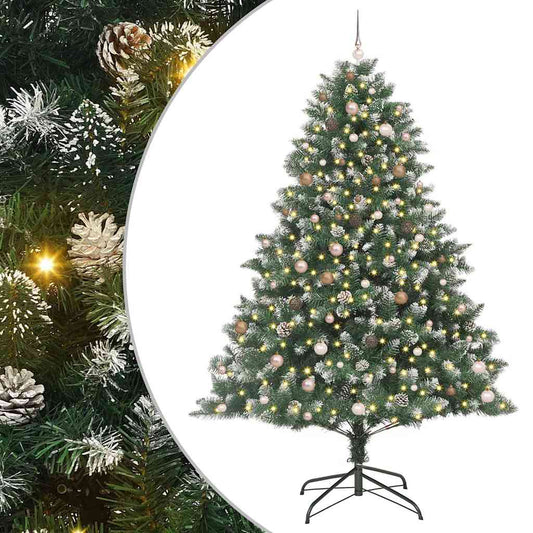 Künstlicher Weihnachtsbaum mit 300 LEDs Grün 160 x 160 x 240 cm