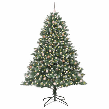 Künstlicher Weihnachtsbaum mit 300 LEDs Grün 160 x 160 x 240 cm