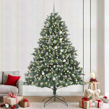 Künstlicher Weihnachtsbaum mit 300 LEDs Grün 160 x 160 x 240 cm
