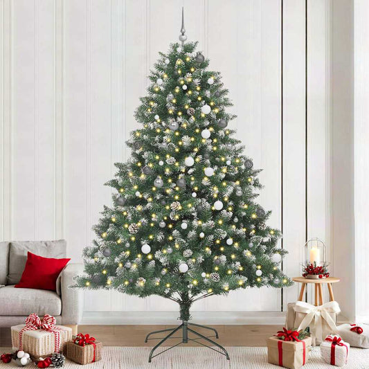 Künstlicher Weihnachtsbaum mit 300 LEDs Grün 160 x 160 x 240 cm