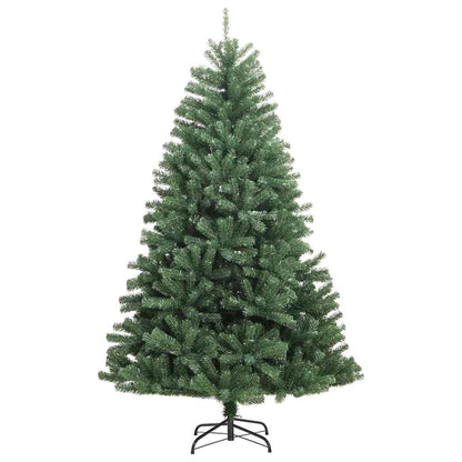 Künstlicher klappbarer Weihnachtsbaum mit 150 LEDs Grün 120 cm