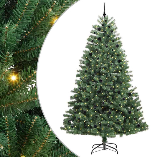 Künstlicher klappbarer Weihnachtsbaum Grün 270 cm