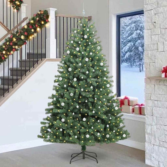 Künstlicher klappbarer Weihnachtsbaum Grün 270 cm