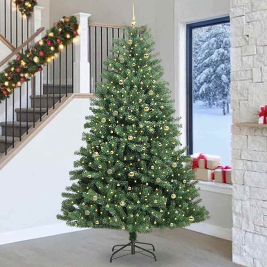 Künstlicher klappbarer Weihnachtsbaum Grün 270 cm
