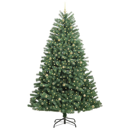 Künstlicher klappbarer Weihnachtsbaum Grün 270 cm