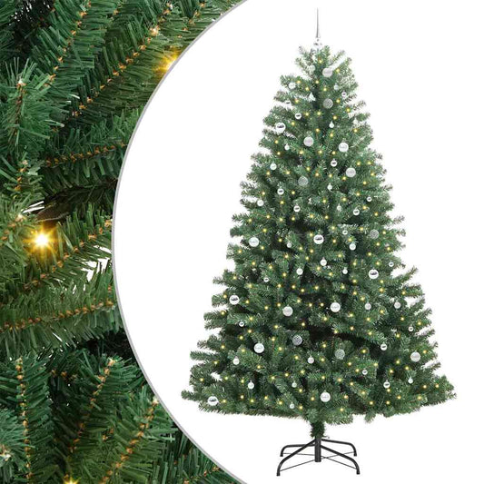 Künstlicher klappbarer Weihnachtsbaum Grün 270 cm