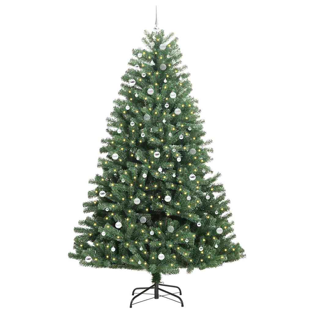Künstlicher klappbarer Weihnachtsbaum Grün 270 cm