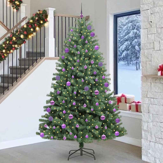 Künstlicher klappbarer Weihnachtsbaum Grün 270 cm