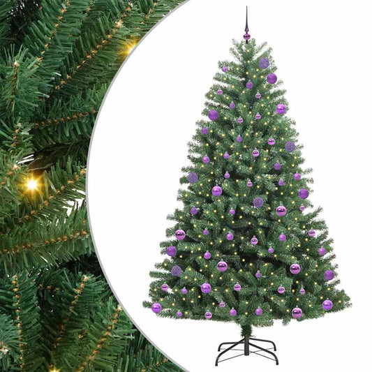 Künstlicher klappbarer Weihnachtsbaum Grün 270 cm