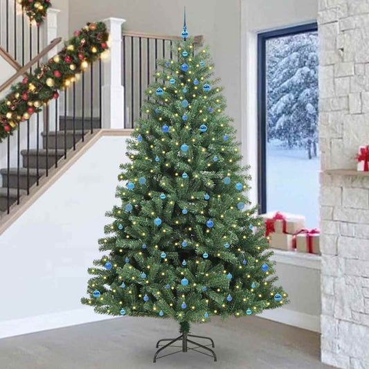 Künstlicher klappbarer Weihnachtsbaum Grün 270 cm