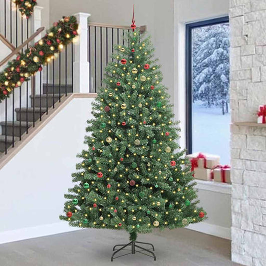 Künstlicher klappbarer Weihnachtsbaum Grün 270 cm