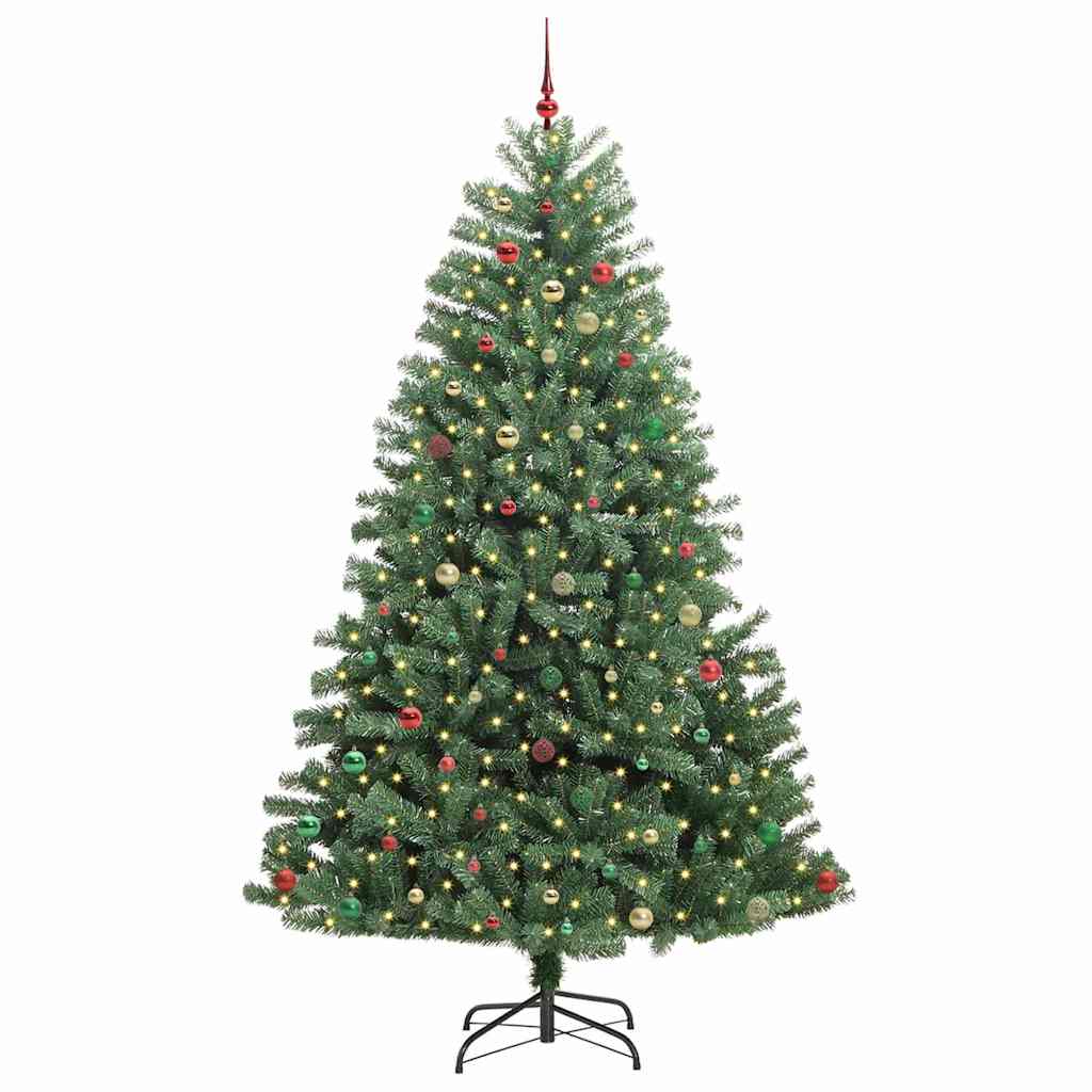 Künstlicher klappbarer Weihnachtsbaum Grün 270 cm