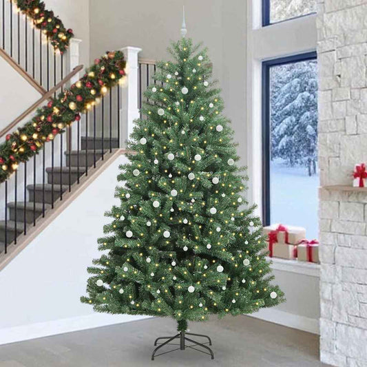 Künstlicher klappbarer Weihnachtsbaum Grün 300 cm