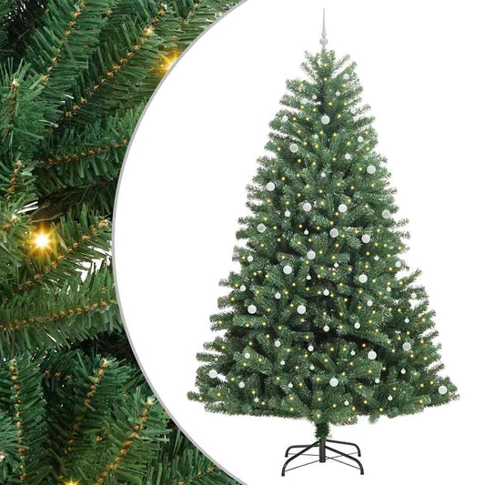 Künstlicher klappbarer Weihnachtsbaum Grün 300 cm