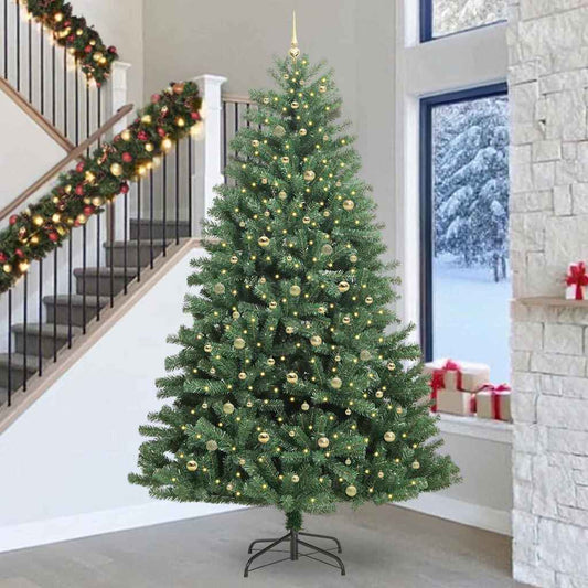 Künstlicher klappbarer Weihnachtsbaum Grün 300 cm