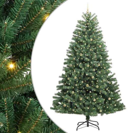 Künstlicher klappbarer Weihnachtsbaum Grün 300 cm