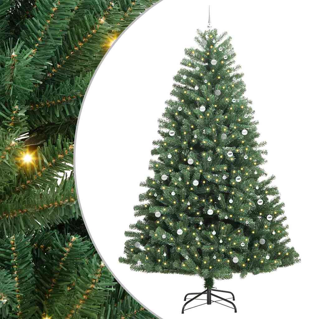 Künstlicher klappbarer Weihnachtsbaum Grün 300 cm