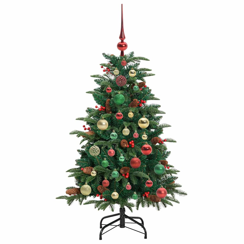Künstlicher Weihnachtsbaum mit 150 LEDs mit Ständer Grün 120 cm