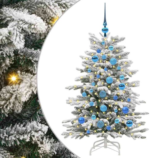 Künstlicher klappbarer Weihnachtsbaum Weiß 120 cm PE und PVC