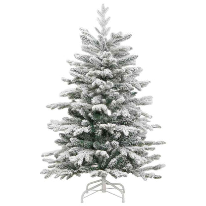 Künstlicher klappbarer Weihnachtsbaum Weiß 120 cm PE und PVC