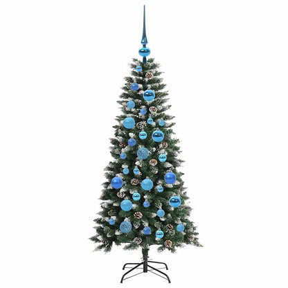 Künstlicher Weihnachtsbaum mit 150 LEDs mit Ständer Grün 120 cm