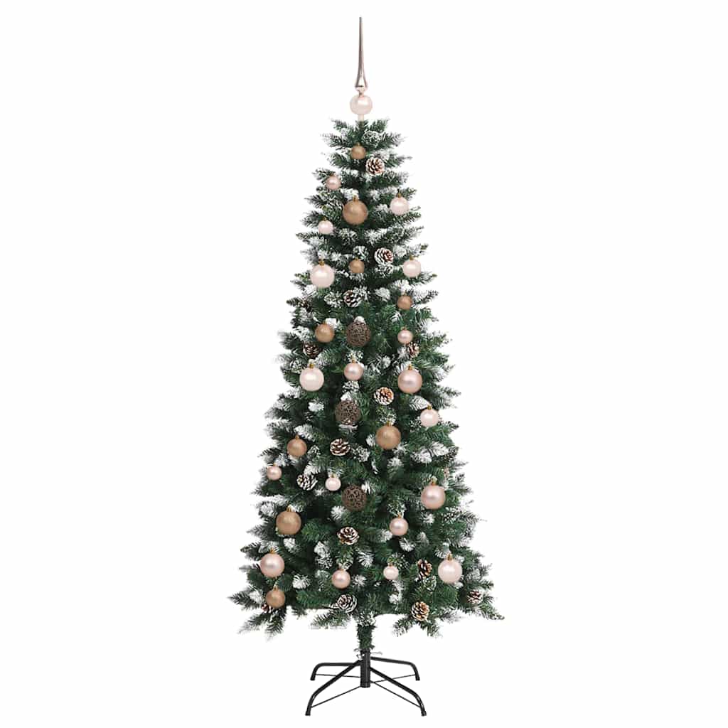 Künstlicher Weihnachtsbaum mit 150 LEDs Grün 66 x 66 x 150 cm