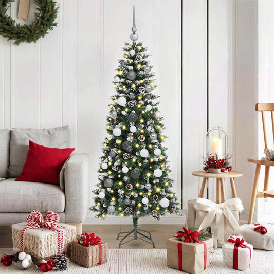 Künstlicher Weihnachtsbaum Grün 150 cm PVC