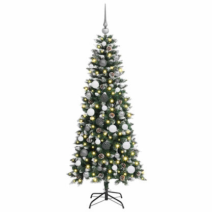 Künstlicher Weihnachtsbaum mit 150 LEDs Grün 66 x 66 x 150 cm