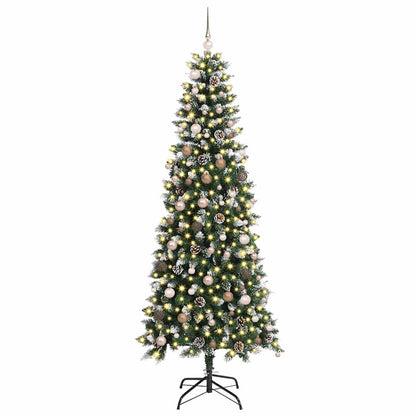 Künstlicher Weihnachtsbaum mit 300 LEDs Grün 86 x 86 x 210 cm