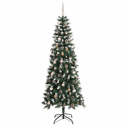 Künstlicher Weihnachtsbaum mit 300 LEDs Grün 86 x 86 x 210 cm