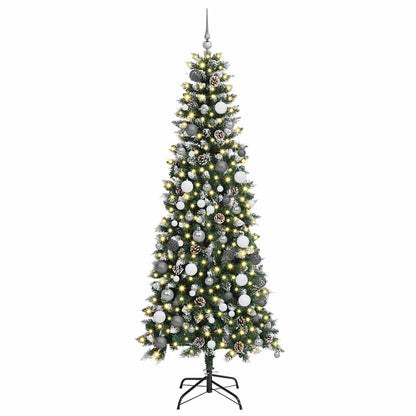 Künstlicher Weihnachtsbaum mit 300 LEDs Grün 86 x 86 x 210 cm