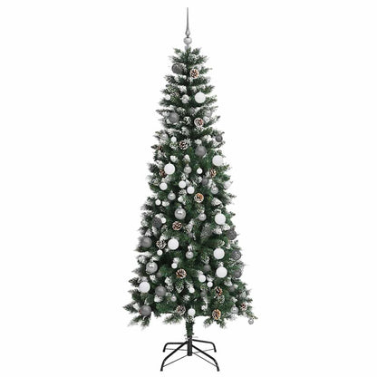 Künstlicher Weihnachtsbaum mit 300 LEDs Grün 86 x 86 x 210 cm