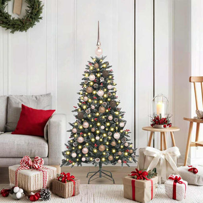 Künstlicher Weihnachtsbaum mit 150 LEDs Grün 68 x 68 x 120 cm