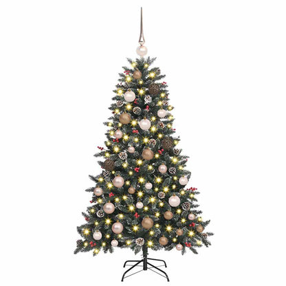 Künstlicher Weihnachtsbaum mit 150 LEDs Grün 68 x 68 x 120 cm