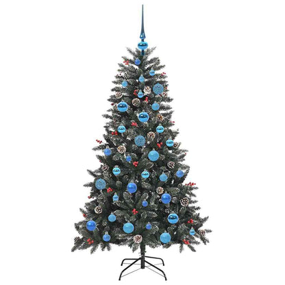 Künstlicher Weihnachtsbaum Grün 150 cm PVC, Plastik und Stahl