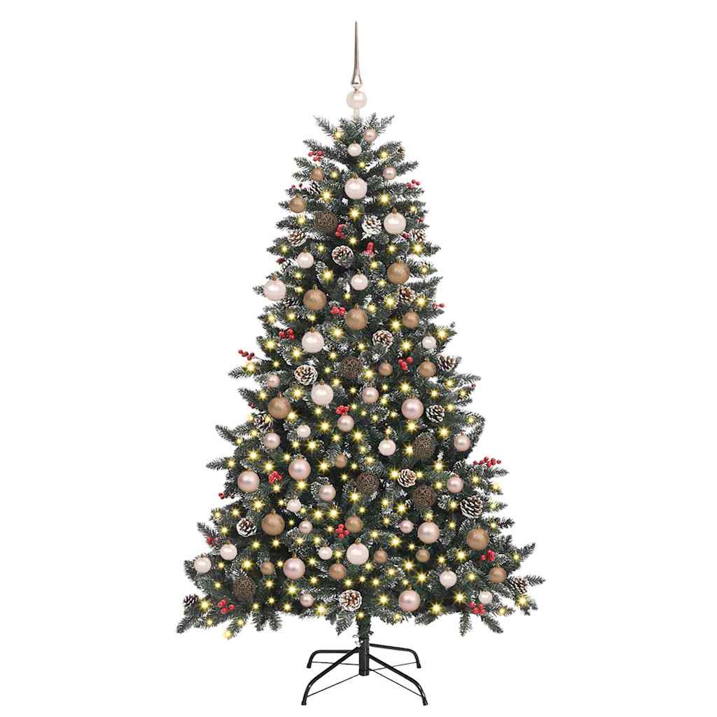 Künstlicher Weihnachtsbaum mit 300 LEDs Grün 99 x 99 x 180 cm