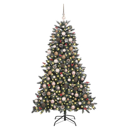 Künstlicher Weihnachtsbaum mit 300 LEDs Grün 99 x 99 x 180 cm