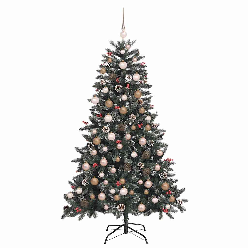 Künstlicher Weihnachtsbaum mit 300 LEDs Grün 99 x 99 x 180 cm