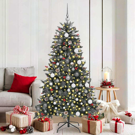 Künstlicher Weihnachtsbaum mit 300 LEDs Grün 99 x 99 x 180 cm