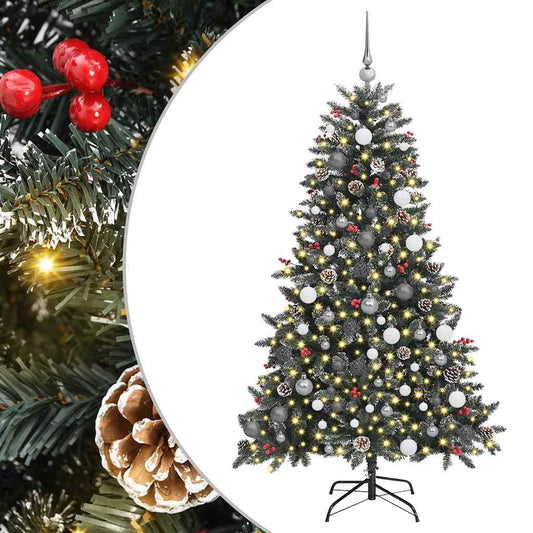 Künstlicher Weihnachtsbaum mit 300 LEDs Grün 99 x 99 x 180 cm