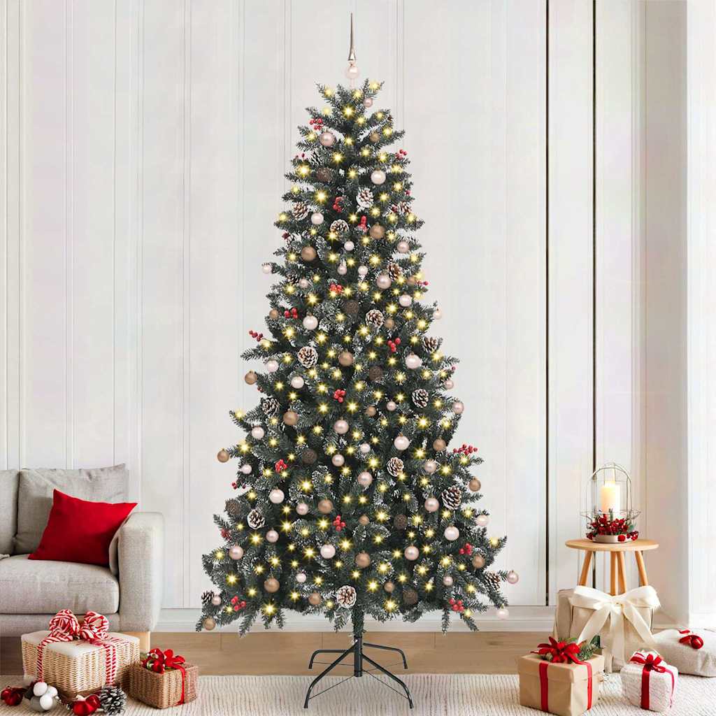 Künstlicher Weihnachtsbaum Grün 129,5 x 129,5 x 240 cm