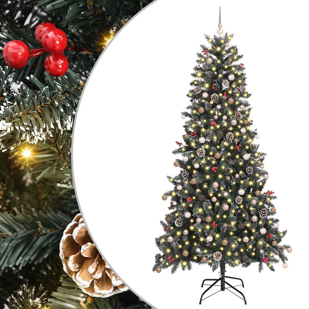 Künstlicher Weihnachtsbaum Grün 129,5 x 129,5 x 240 cm