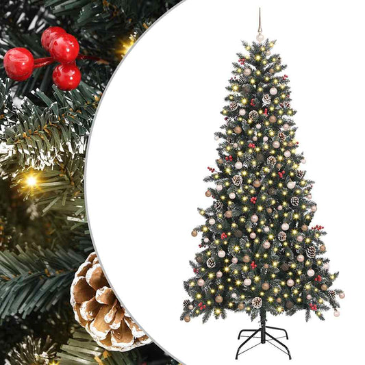 Künstlicher Weihnachtsbaum Grün 129,5 x 129,5 x 240 cm